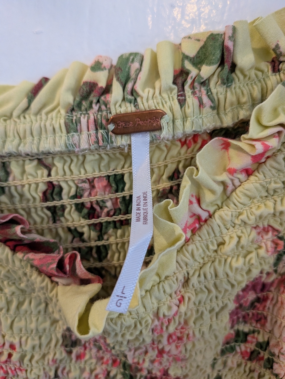 Free People Bluebell Maxi Dress Size L Cottagecore Whimsical Garden Floral Fairy - Picture 10 of 16
